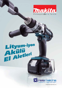 MAKİTA AKÜLÜ EL ALETLERİ